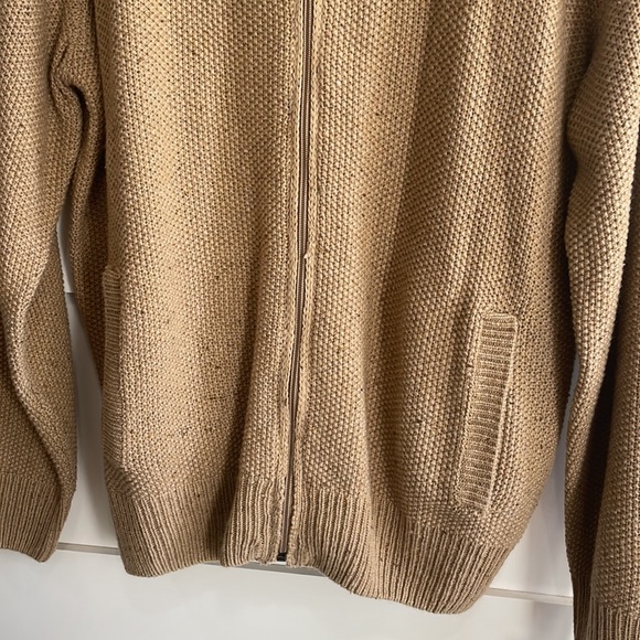 Scandia Woods Men’s Zip Up Sweater Cardigan (size: L) - Picture 3 of 5